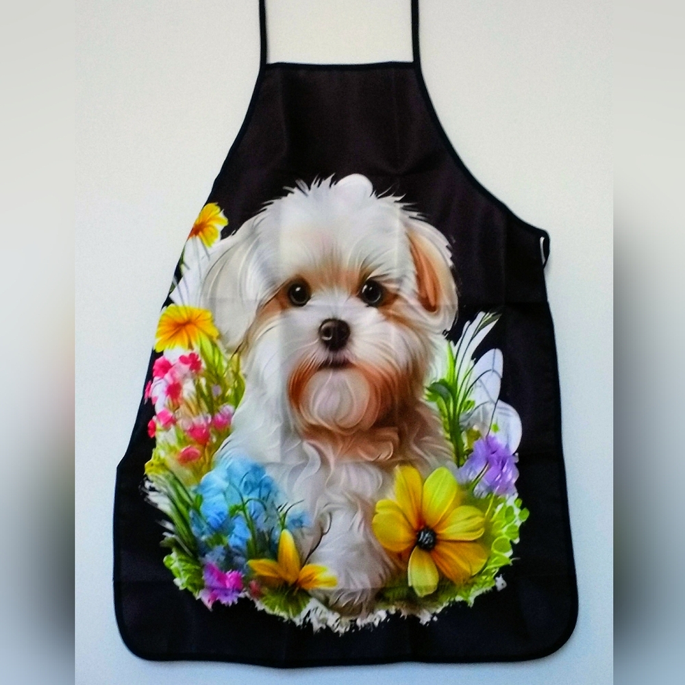Colourful "Dog" Apron